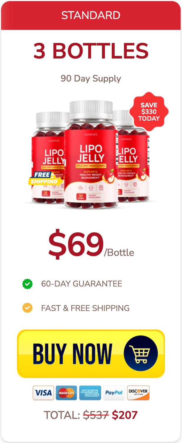 Lipo Jelly buy now 3 bottles